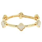 White Clover Stretch Bracelet
