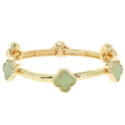 Green Clover Stretch Bracelet
