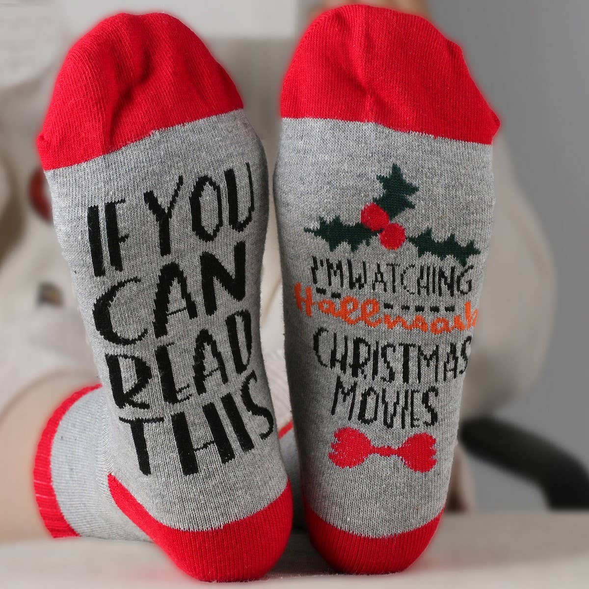Hallmark Movie Christmas Socks