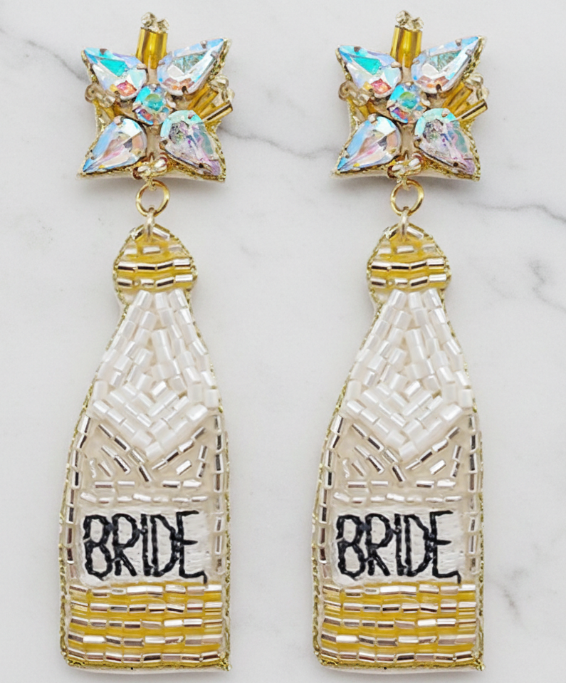 Champagne Bride Earrings
