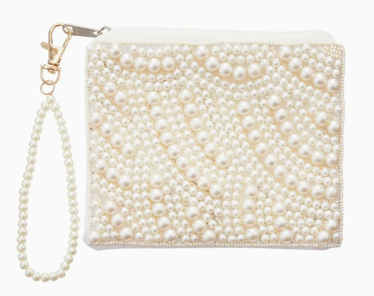Pearl Beaded Clutch