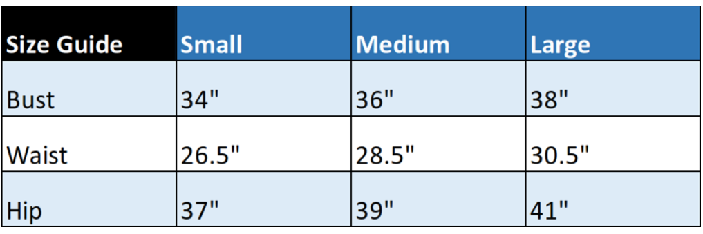 size chart for Ivory Cap Sleeve Sweater/Orange Football