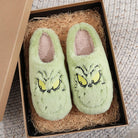 Green Grinch slippers