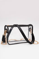 Black Clear Stadium Crossbody Bag