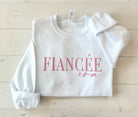 White Embossed Fiancée Era Sweatshirt