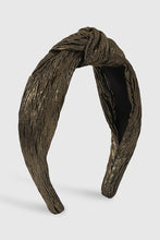 Load image into Gallery viewer, Metallic Top Knot Headband
