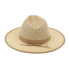 Wide-Brim Straw Fedora
