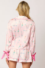 Load image into Gallery viewer, Satin pink nutcracker pajama set
