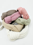 Ribbed Knotted Headbands