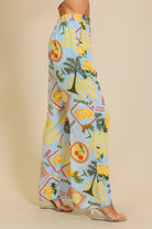 Citrus Print Pants