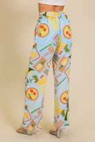 Citrus Print Pants