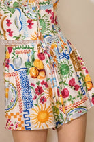 Summer Picnic Pull-On Shorts