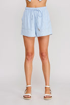 Cloud Blue Lightweight Jacquard Shorts
