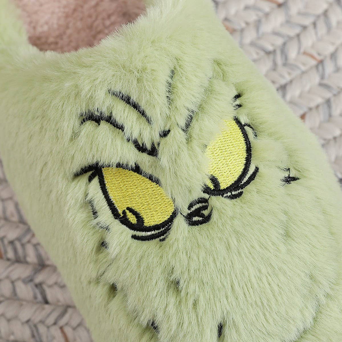 Green Grinch slippers