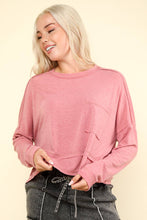 Load image into Gallery viewer, Oversized Pink Knit Top
