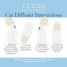Instructions for a Car Diffuser- Spiced Cranberry