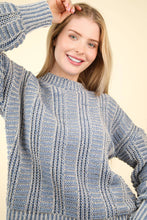 Load image into Gallery viewer, Denim Blue Cozy Knit Top
