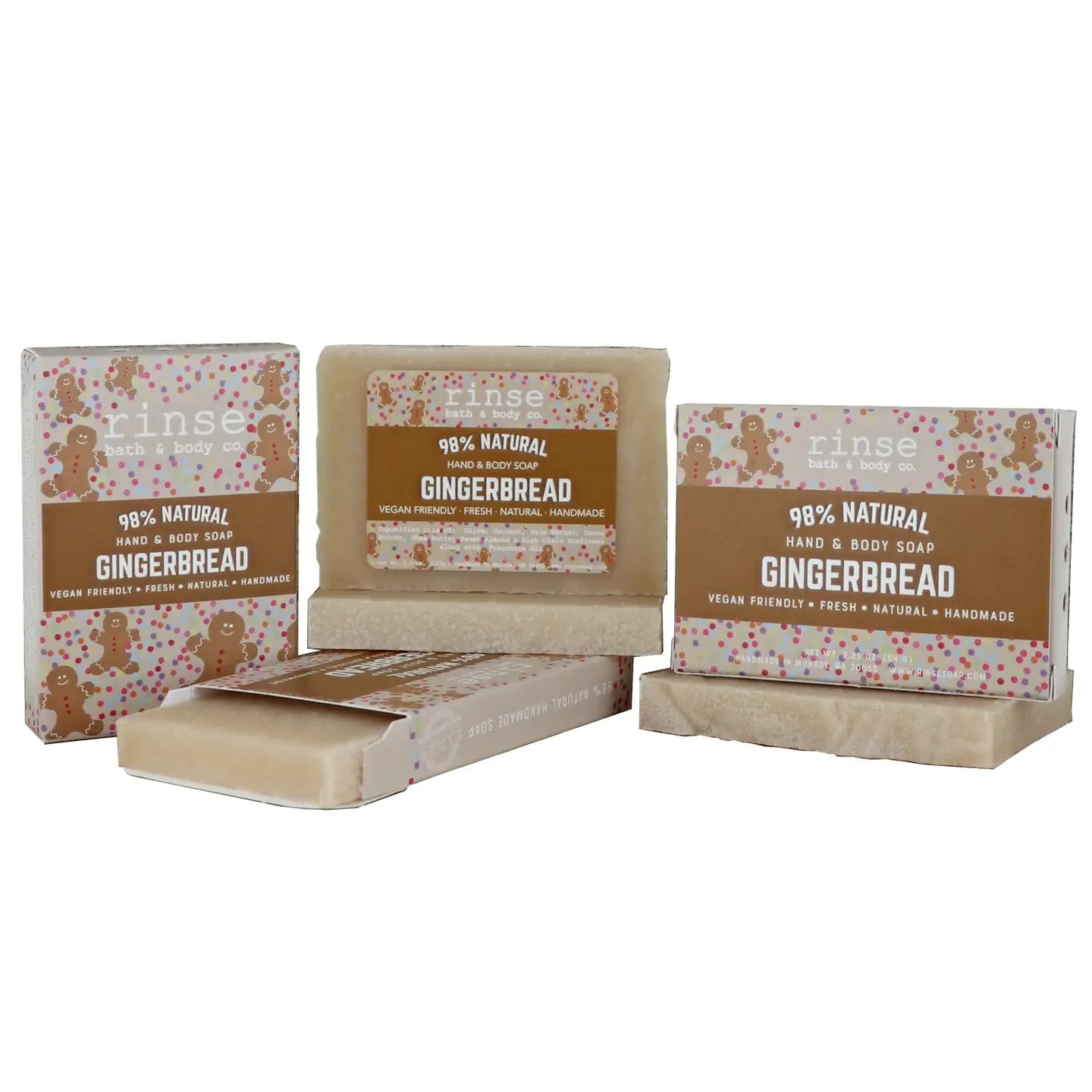 Gingerbread Mini Holiday Soap Bars