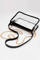 Black Clear Stadium Crossbody Bag