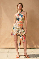 Countryside Floral Halter Crop Top