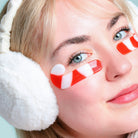Christmas Candy Cane Depuffing Undereye Masks