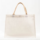 Tiger Jute Pocket Tote