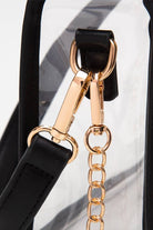Black Clear Stadium Crossbody Bag