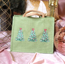 Load image into Gallery viewer, Burlap Holiday Totes
