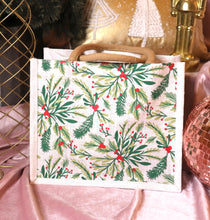 Load image into Gallery viewer, Burlap Holiday Totes
