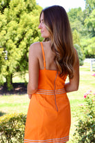 Orange Gameday Mini Dress