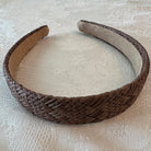 Brown Straw Headbands