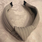Sage Ribbed Knotted Headband