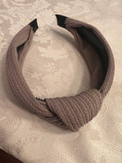 Stone Ribbed Knotted Headband