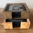 Clemson slate coasters