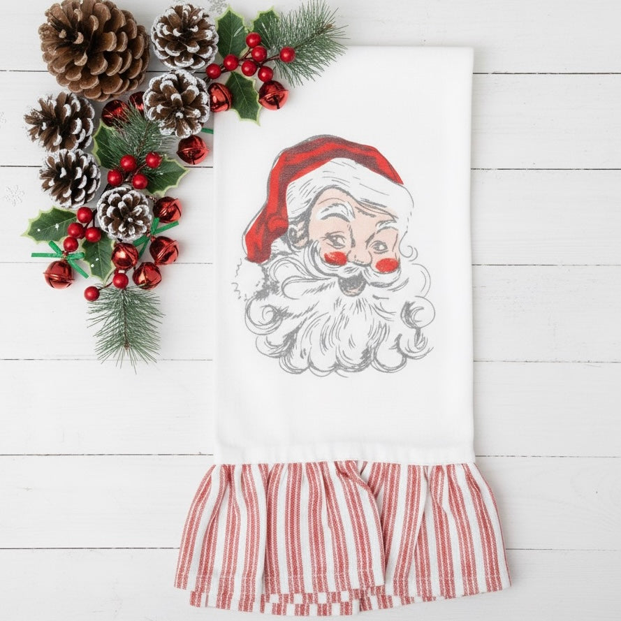 Santa Ruffle Towel