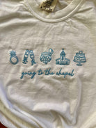 Going To The Chapel Embroidered Tee