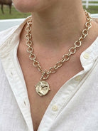 Horsehead Coin Toggle Necklace