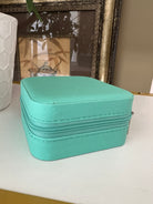Turquoise Mini Travel Jewelry Case