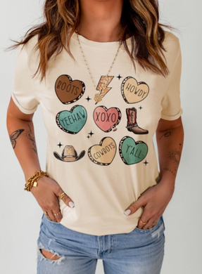 Cowgirl Valentines Tee