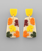 Fall Leaves Clay Earrings