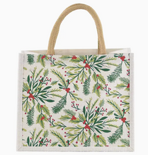 Load image into Gallery viewer, Burlap Holiday Totes
