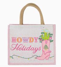 Load image into Gallery viewer, Burlap Holiday Totes
