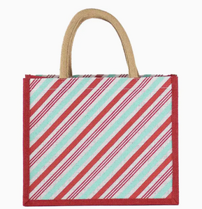 Burlap Holiday Totes