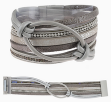 Load image into Gallery viewer, Faux Leather Wide Bracelet
