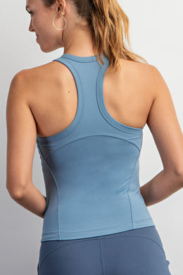 racerback tank with supportive cups soft comfortable
