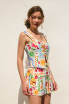 Summer Picnic Pull-On Shorts & Top Set