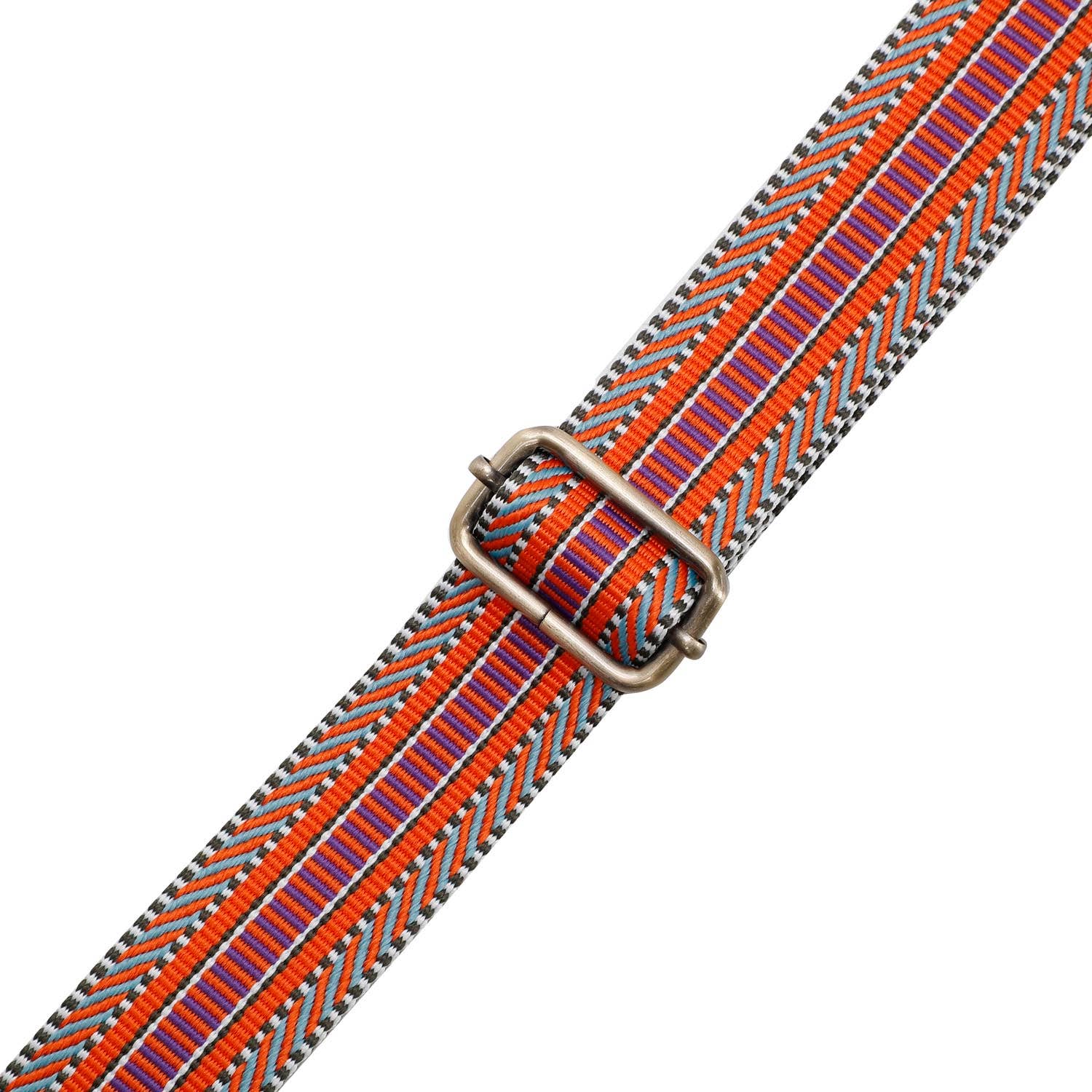 Orange & Purple Purse Guitar Strap