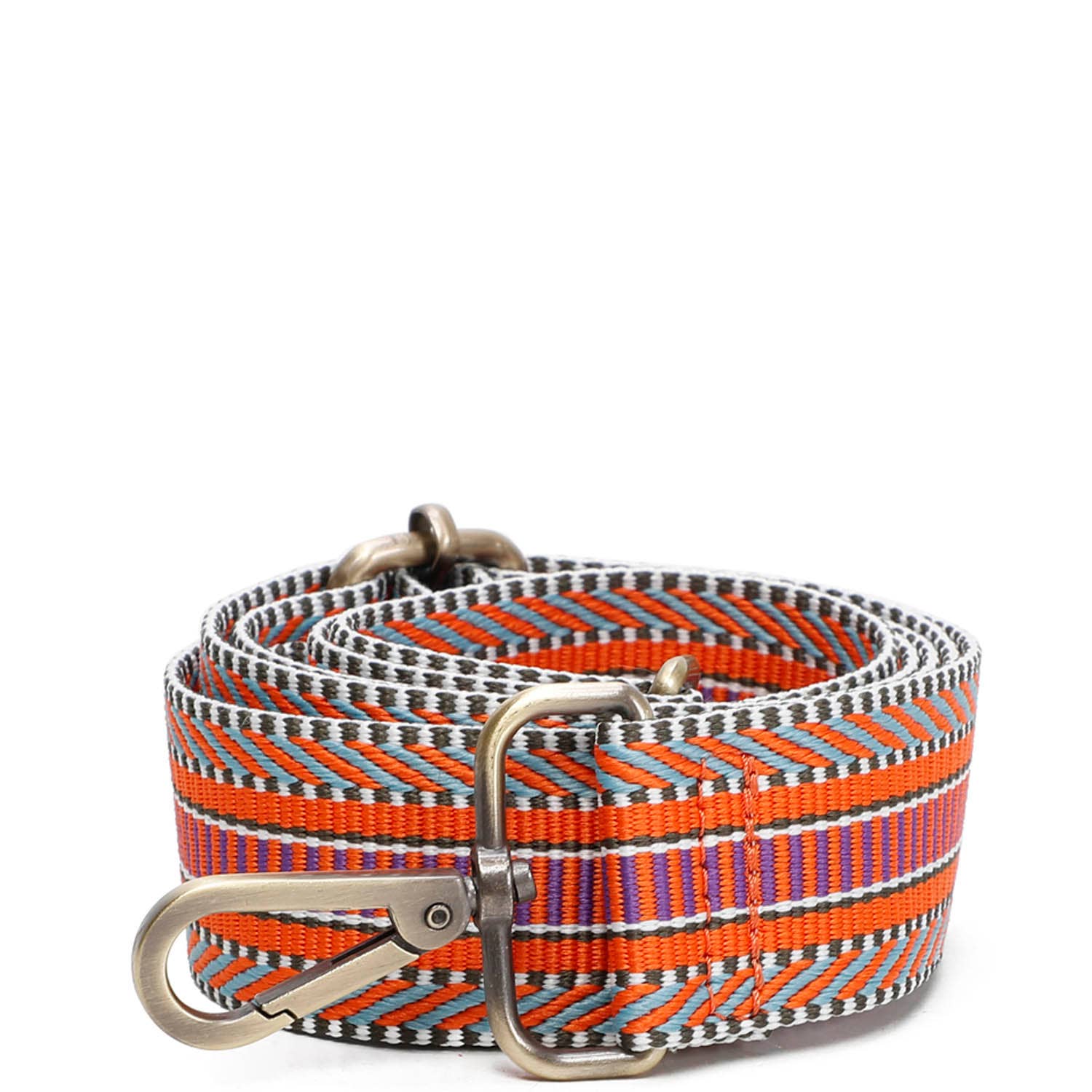 Orange & Purple Purse Guitar Strap