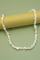Mother-of-Pearl Shell Nugget Necklace