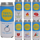 Bachelorette Slim Can Cooler Set - 7 Pack